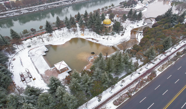 瑞雪兆豐年 雪景美如畫